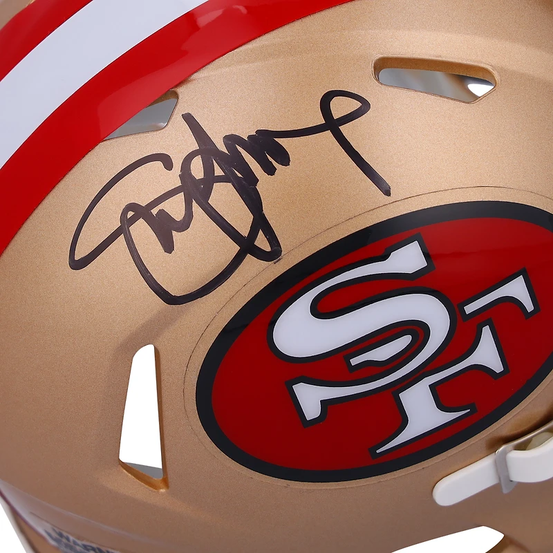 Steve Young San Francisco 49ers Autographed Throwback 1964-96 Speed Mini Helmet