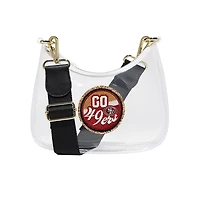 Stoney Clover Lane San Francisco 49ers Clear Curved Crossbody