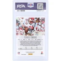 Terrell Owens, San Francisco 49ers, carte Panini Prizm Deca Black Gold Shimmer FOTL Prizm 2024, n° 255, authentifiée PSA (10 cartes).