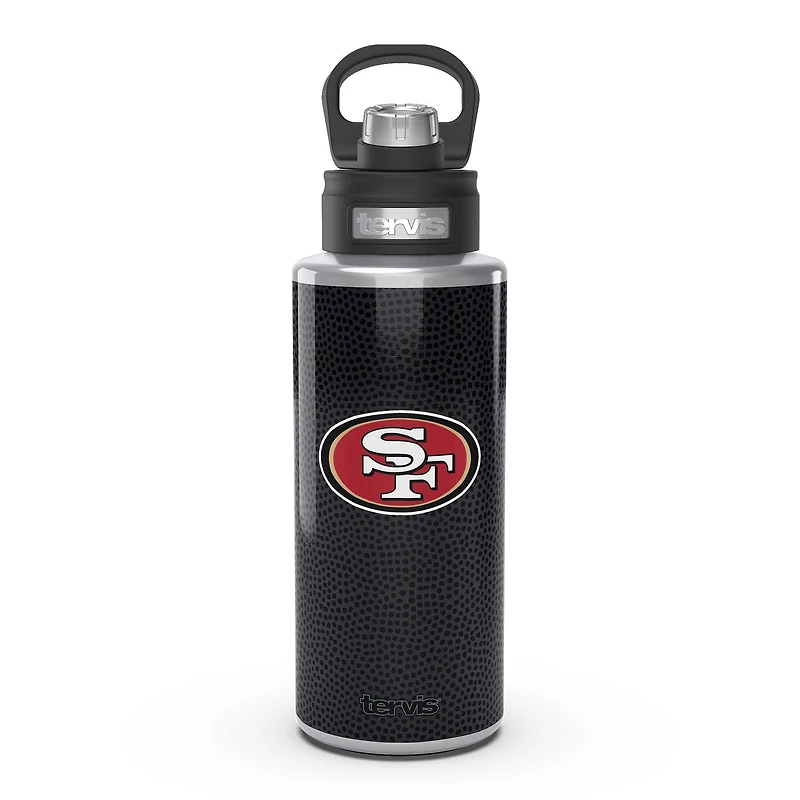 Tervis San Francisco 49ers 32oz. Bouteille d'eau en cuir à large goulot