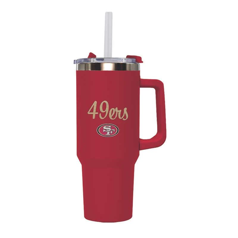 The Memory Company San Francisco 49ers 40oz. Single Hit Bling Tumbler