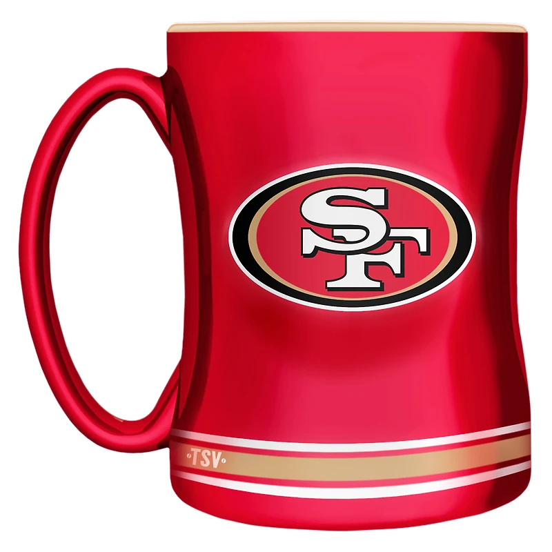 The Sports Vault San Francisco 49ers - 14 oz. Mug sculpté