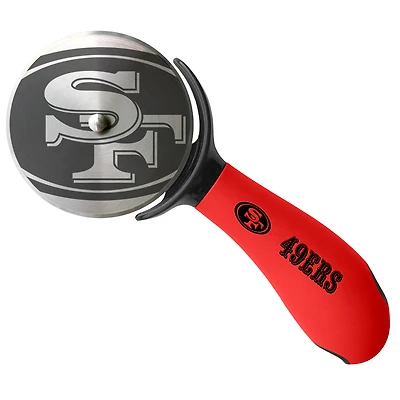 The Sports Vault San Francisco 49ers - Coupe-pizza en acier inoxydable
