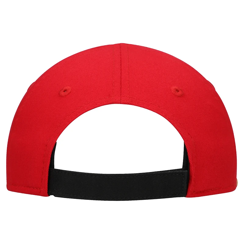 Toddler New Era Scarlet/Black San Francisco 49ers Arch COOLERA 9FORTY A-Frame Adjustable Hat