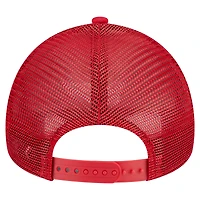 Casquette ajustable New Era Scarlet San Francisco 49ers Main 9FORTY A-Frame Trucker pour tout-petit