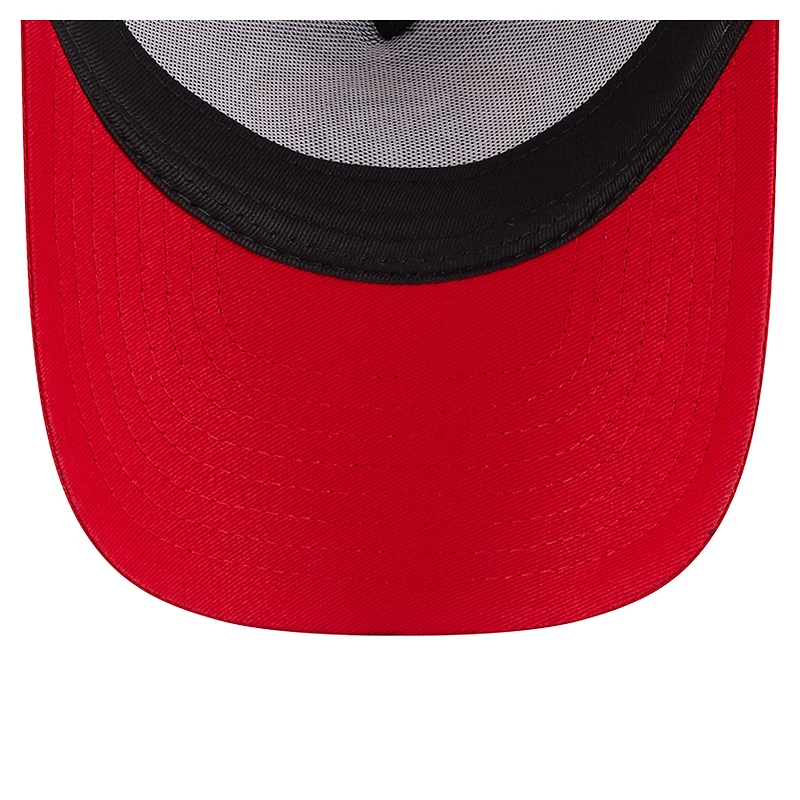 Casquette ajustable New Era Scarlet San Francisco 49ers Main 9FORTY A-Frame Trucker pour tout-petit