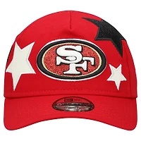 Toddler New Era  Scarlet San Francisco 49ers  Stardom 9FORTY A-Frame Adjustable Hat