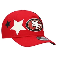 Toddler New Era  Scarlet San Francisco 49ers  Stardom 9FORTY A-Frame Adjustable Hat