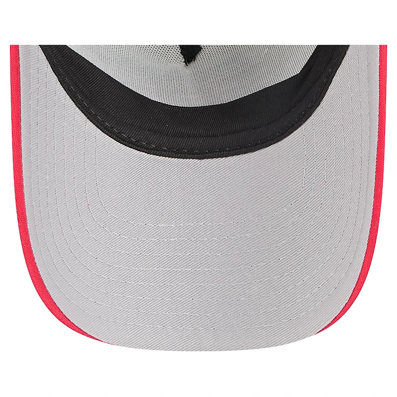 Toddler New Era White/Scarlet San Francisco 49ers Streak 9FORTY A-Frame Adjustable Hat