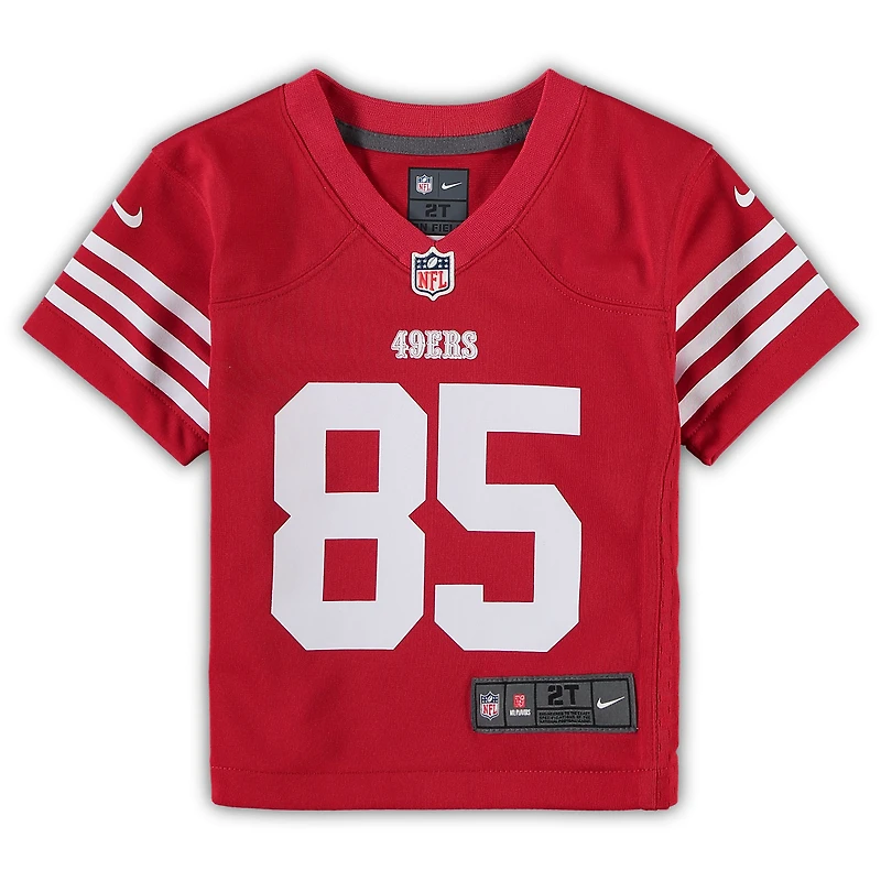 Maillot de match Nike George Kittle Scarlet des San Francisco 49ers pour tout-petit