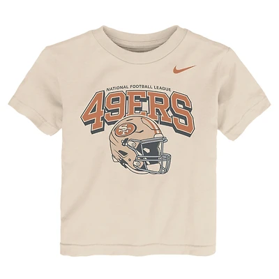 Toddler Nike Natural San Francisco 49ers Vintage Easy Lane T-Shirt