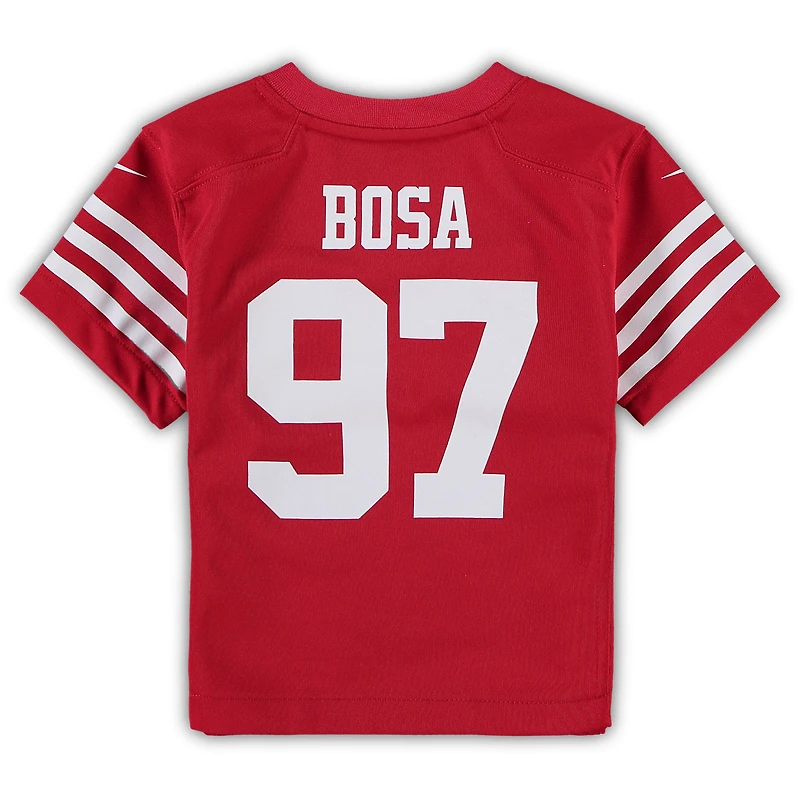 Maillot de match Nike Nick Bosa Scarlet San Francisco 49ers pour tout-petit