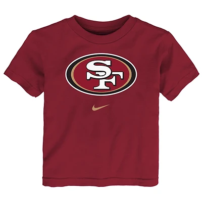 Nike Scarlet San Francisco 49ers Icon Logo pour tout-petit - T-shirt
