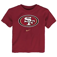 Nike Scarlet San Francisco 49ers Icon Logo pour tout-petit - T-shirt