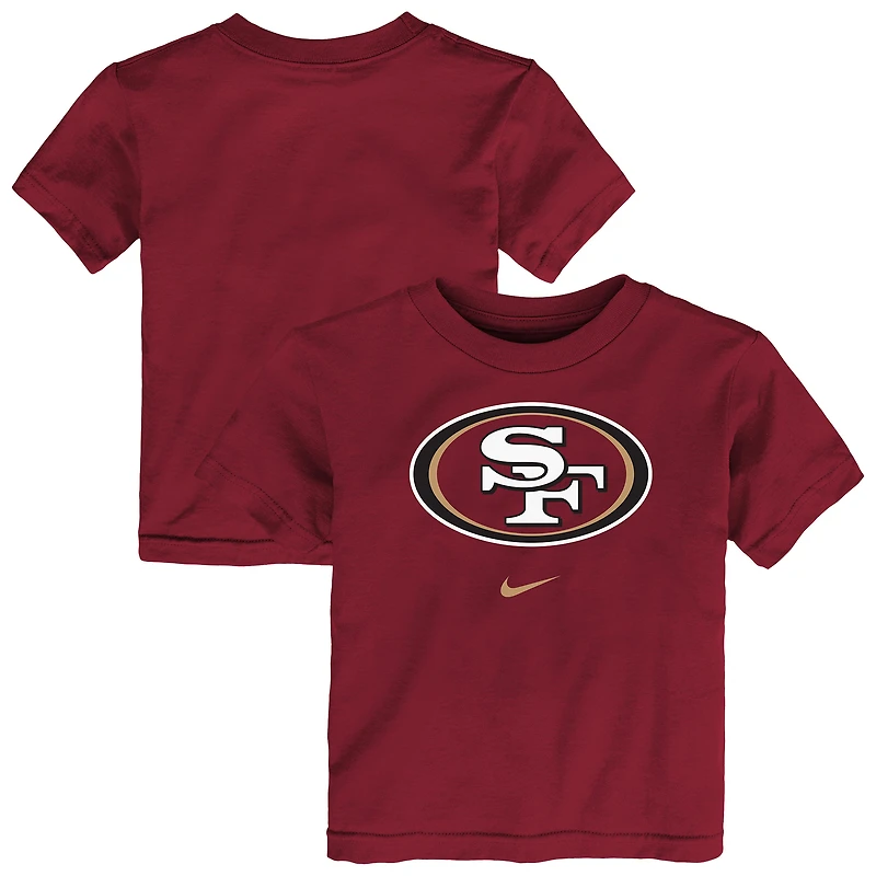 T-shirt Nike Scarlet San Francisco 49ers pour enfant avec logo principal et Legend Performance