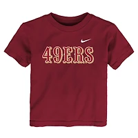 T-shirt Nike Scarlet pour tout-petit avec logo des 49ers de San Francisco