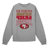 Ensemble sweat-shirt et pantalon Outerstuff gris chiné pour tout-petit, San Francisco 49ers.