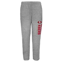 Toddler Outerstuff  Heather Gray San Francisco 49ers Crewneck Sweatshirt & Pants Set