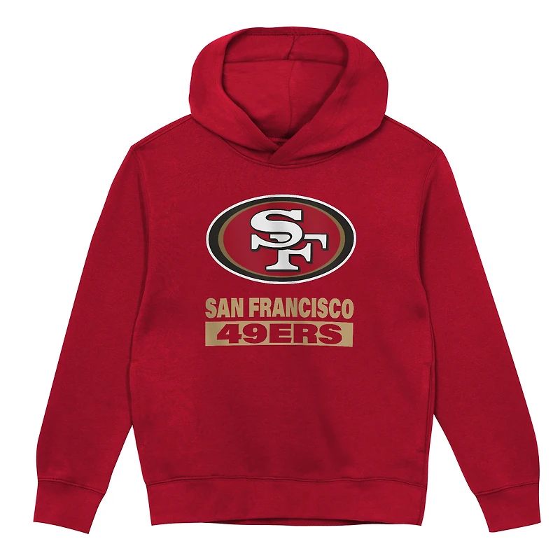 Toddler Outerstuff Scarlet San Francisco 49ers Back to Basics Hoodie
