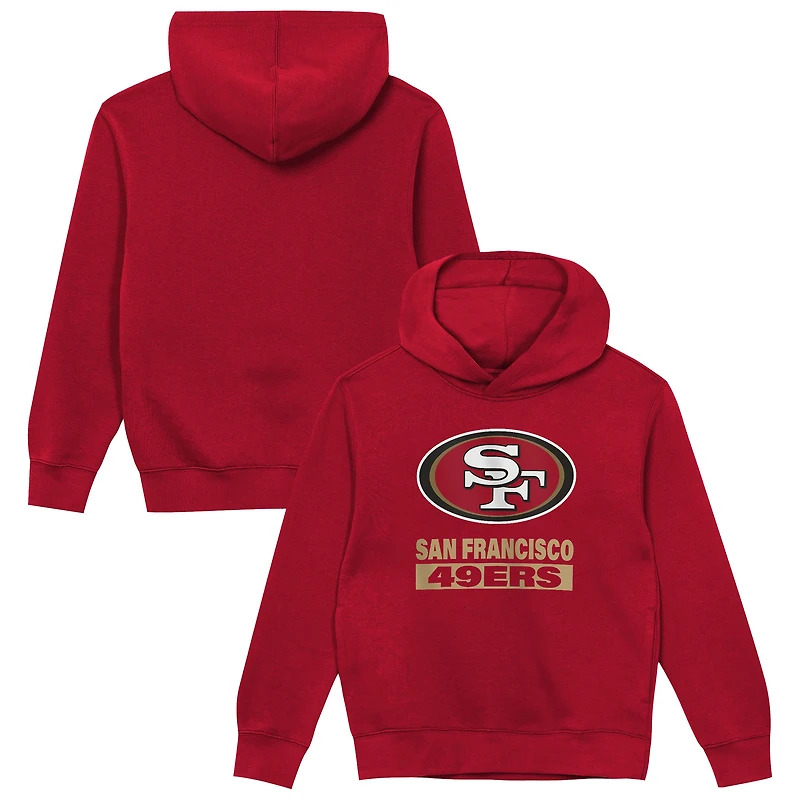 Toddler Outerstuff Scarlet San Francisco 49ers Back to Basics Hoodie