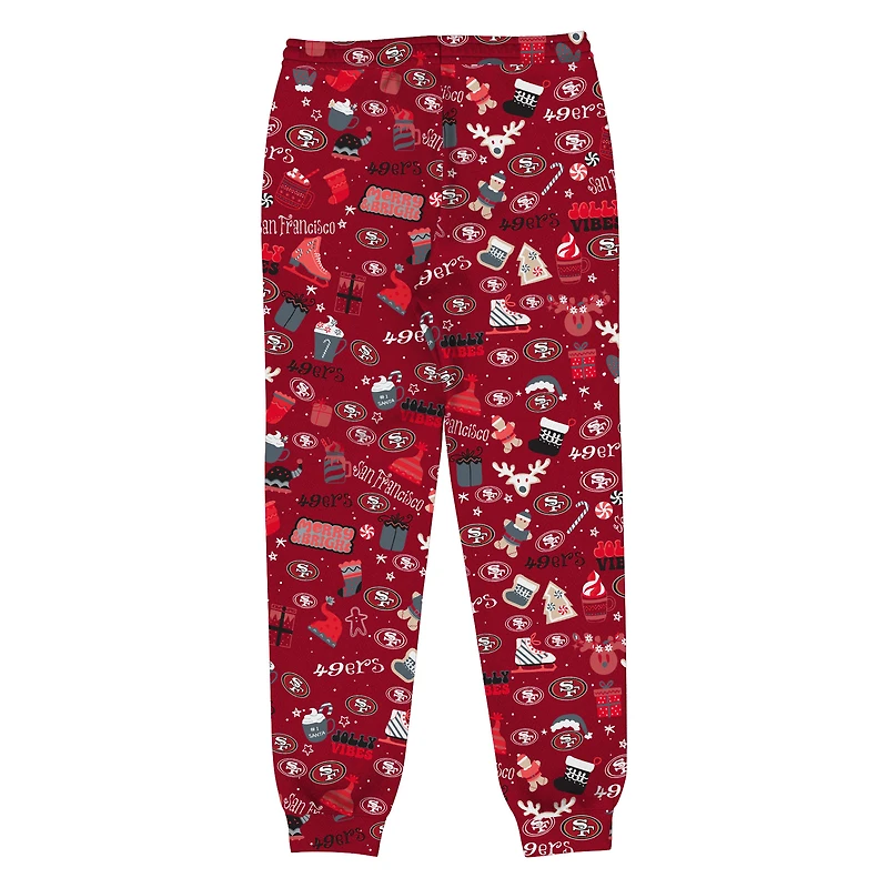 Ensemble de nuit pour tout-petits Outerstuff Scarlet San Francisco 49ers Chestnut Holiday