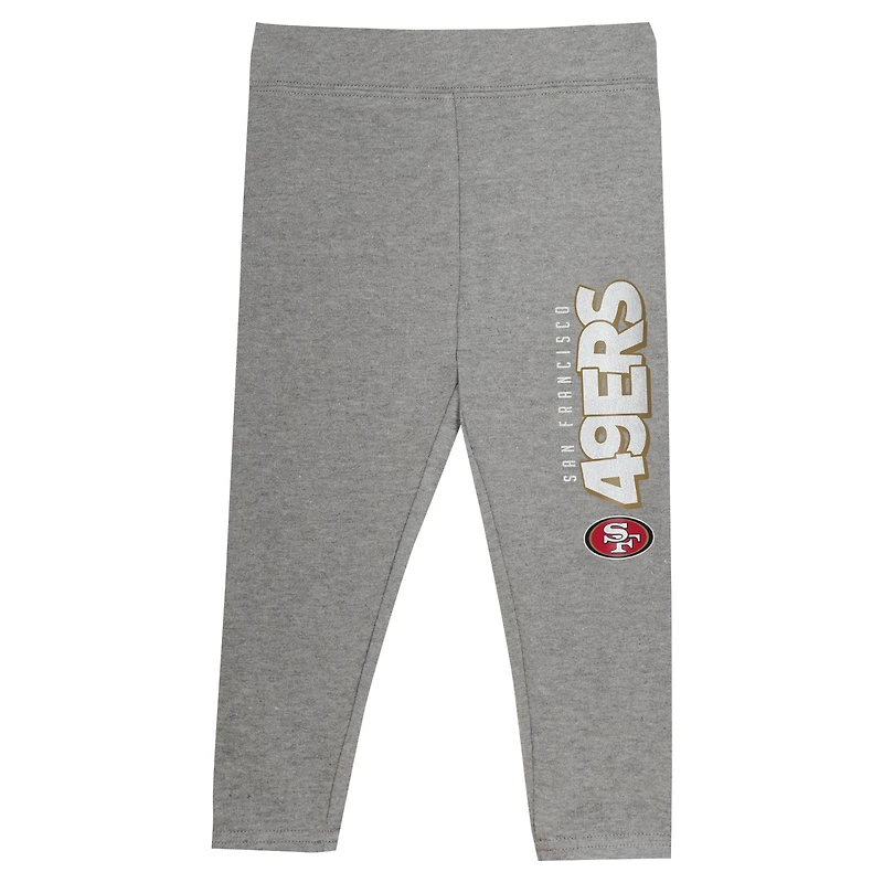 Ensemble deux pièces haut à capuche manches longues et leggings pour tout-petits Scarlet Club House