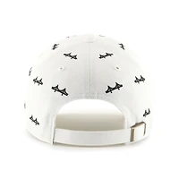 Unisex '47 White San Francisco 49ers Confetti Clean Up Adjustable Hat