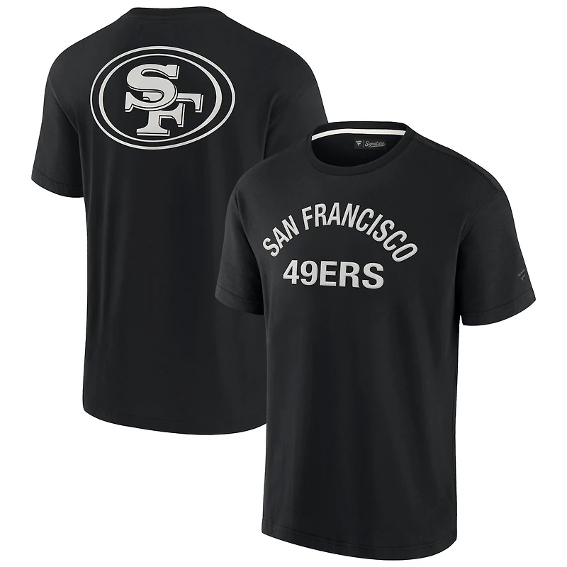 T-shirt unisexe à manches courtes noir San Francisco 49ers Elements Super Soft