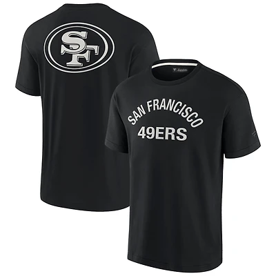 T-shirt unisexe à manches courtes noir San Francisco 49ers Elements Super Soft