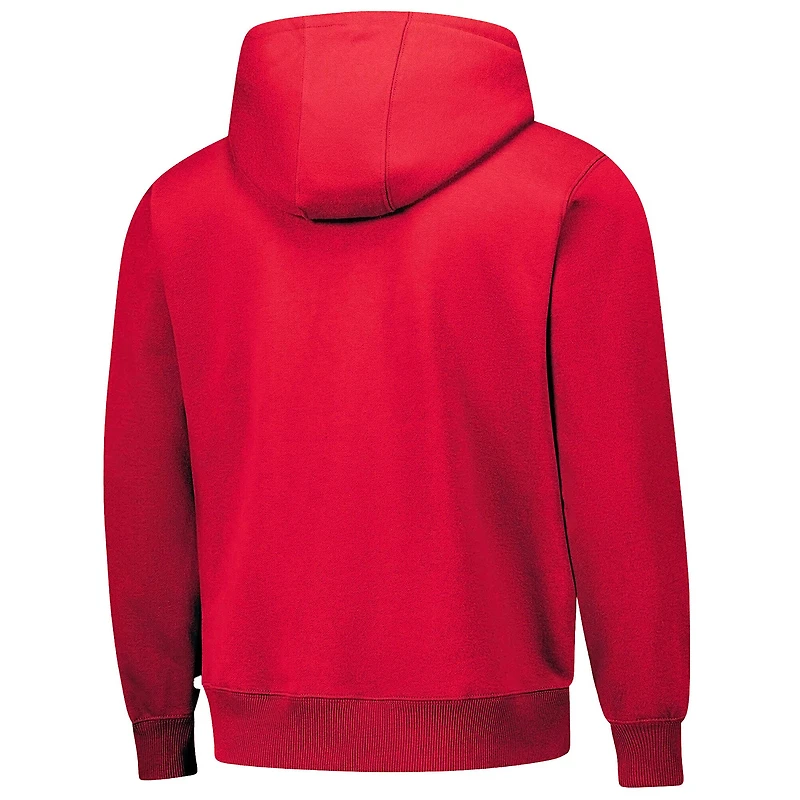 Unisex Dunbrooke  Scarlet San Francisco 49ers Defender Quarter-Zip Hoodie