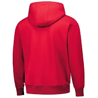 Unisex Dunbrooke  Scarlet San Francisco 49ers Defender Quarter-Zip Hoodie