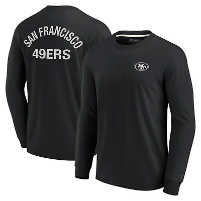 T-shirt unisexe Fanatics kaki San Francisco 49ers Elements super doux à manches longues