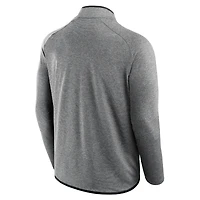 Unisex Fanatics Charcoal San Francisco 49ers Front Office Performance Primary Quarter-Zip Jacket