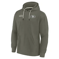 Unisex Fanatics Olive San Francisco 49ers Elements Super Soft Fleece Pullover Hoodie