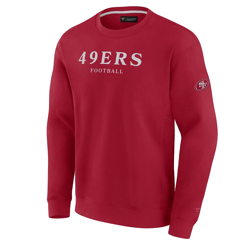 Sweat-shirt en polaire unisexe Fanatics Scarlet San Francisco 49ers Elements Unlimited