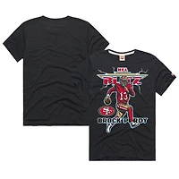 T-shirt unisexe noir chiné hommage à Brock Purdy, joueur de NFL Blitz des 49ers San Francisco