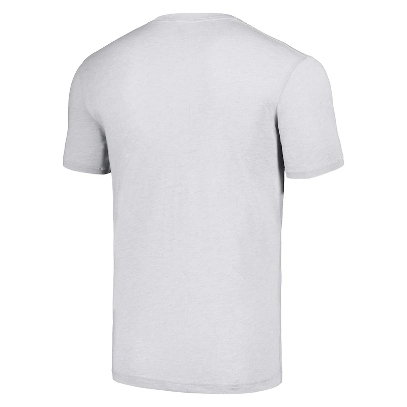 T-shirt triple mélange unisexe Homage Grey San Francisco 49ers Holiday