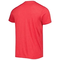 T-shirt unisexe hommage Jerry Rice Heathered Scarlet San Francisco 49ers NFL Blitz joueur retraité Tri-Blend