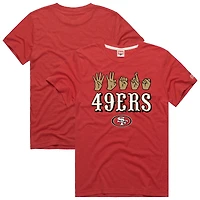 T-shirt unisexe Hommage Scarlet San Francisco 49ers NFL ASL Collection par Love Sign Tri-Blend
