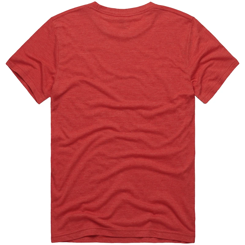 Unisex Homage x The Simpsons Red San Francisco 49ers Tri-Blend T-Shirt
