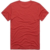 Unisex Homage x The Simpsons Red San Francisco 49ers Tri-Blend T-Shirt