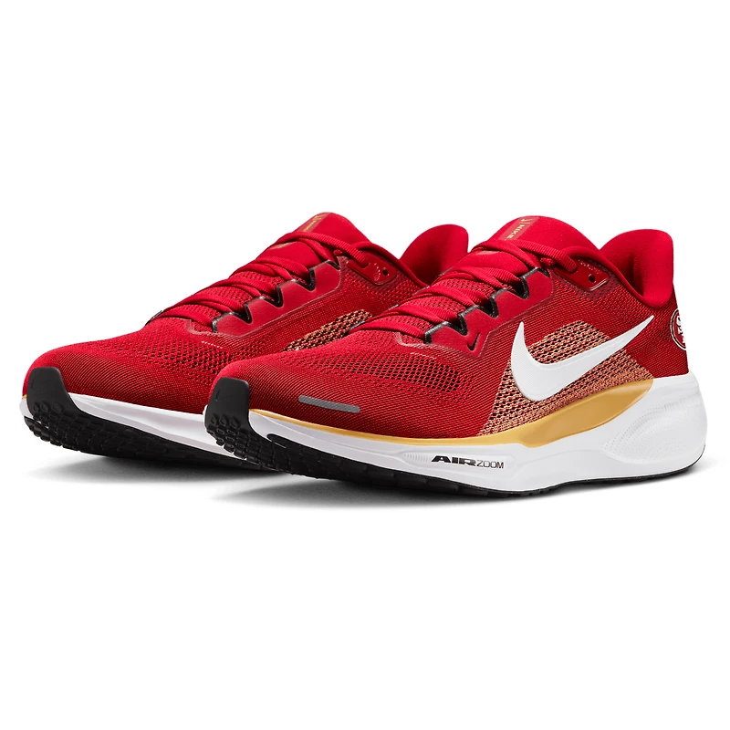 Baskets unisexes Nike Scarlet Air Zoom Pegasus 41 des San Francisco 49ers