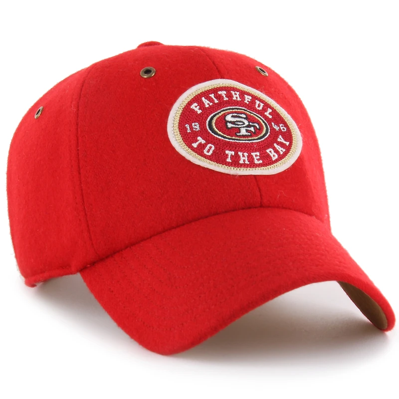 Unisex Stoney Clover Lane x '47 Scarlet San Francisco 49ers Field Goal Clean Up Adjustable Hat
