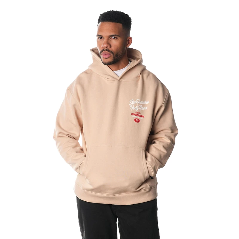 Unisex The Wild Collective Cream San Francisco 49ers Fleece Pullover Hoodie