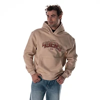 Unisex The Wild Collective  Tan San Francisco 49ers Oversized Graphic Fleece Hoodie