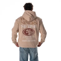 Unisex The Wild Collective  Tan San Francisco 49ers Oversized Graphic Fleece Hoodie