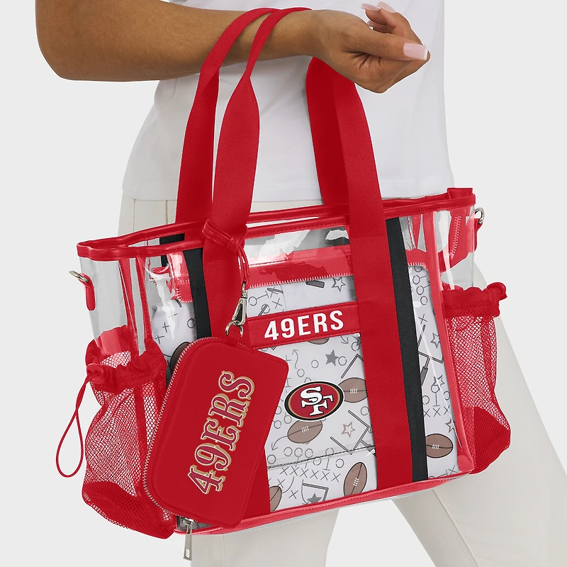 Sac bébé transparent WEAR by Erin Andrews des 49ers de San Francisco