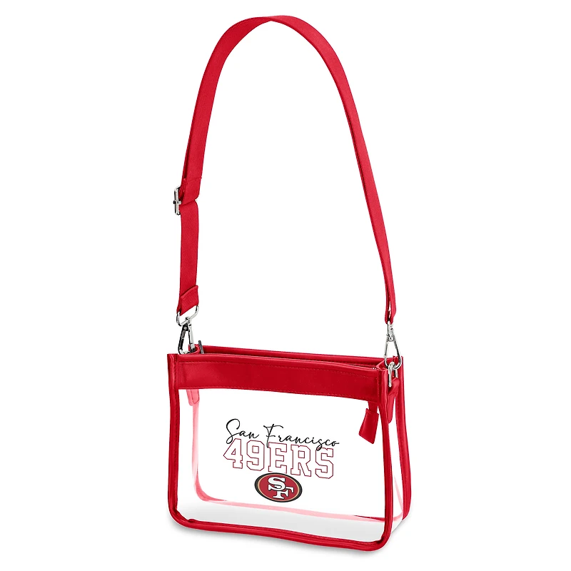 WEAR by Erin Andrews San Francisco 49ers Plastic Chain Mini Crossbody