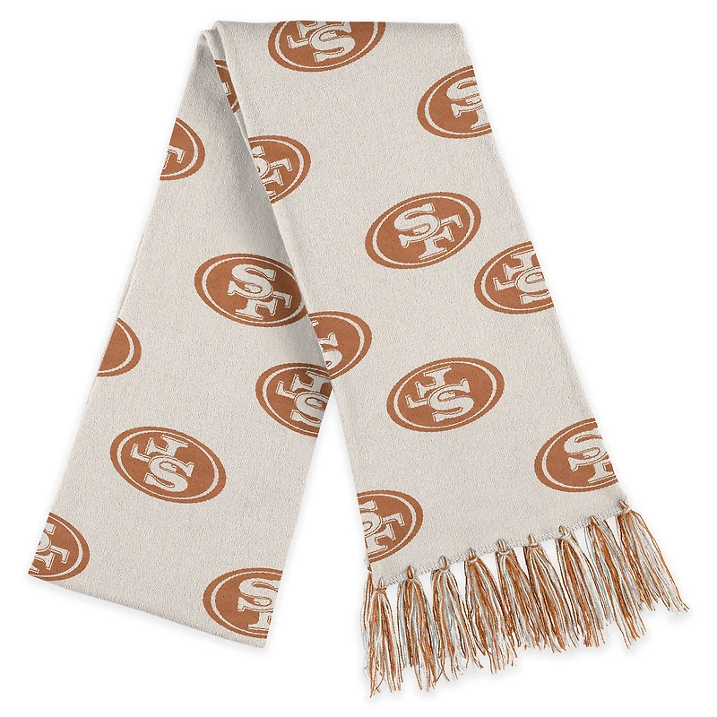 Ensemble écharpe et gants ton sur ton WEAR by Erin Andrews des 49ers de San Francisco