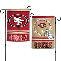 WinCraft San Francisco 49ers Drapeau de jardin double face 12'' x 18''